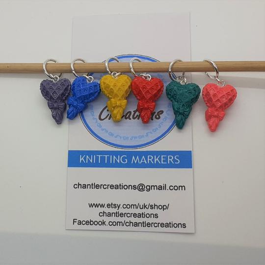 Heart Knitting Markers